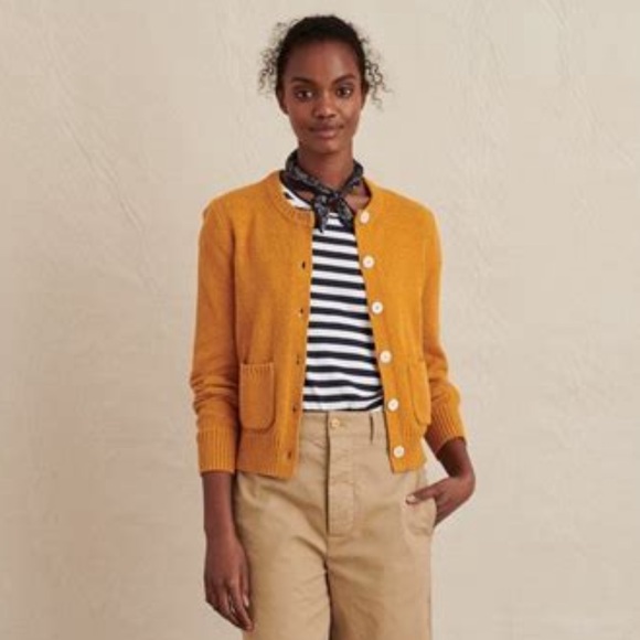 Alex Mill Sweaters - Alex Mill Gold Honey Cardigan Size Large
